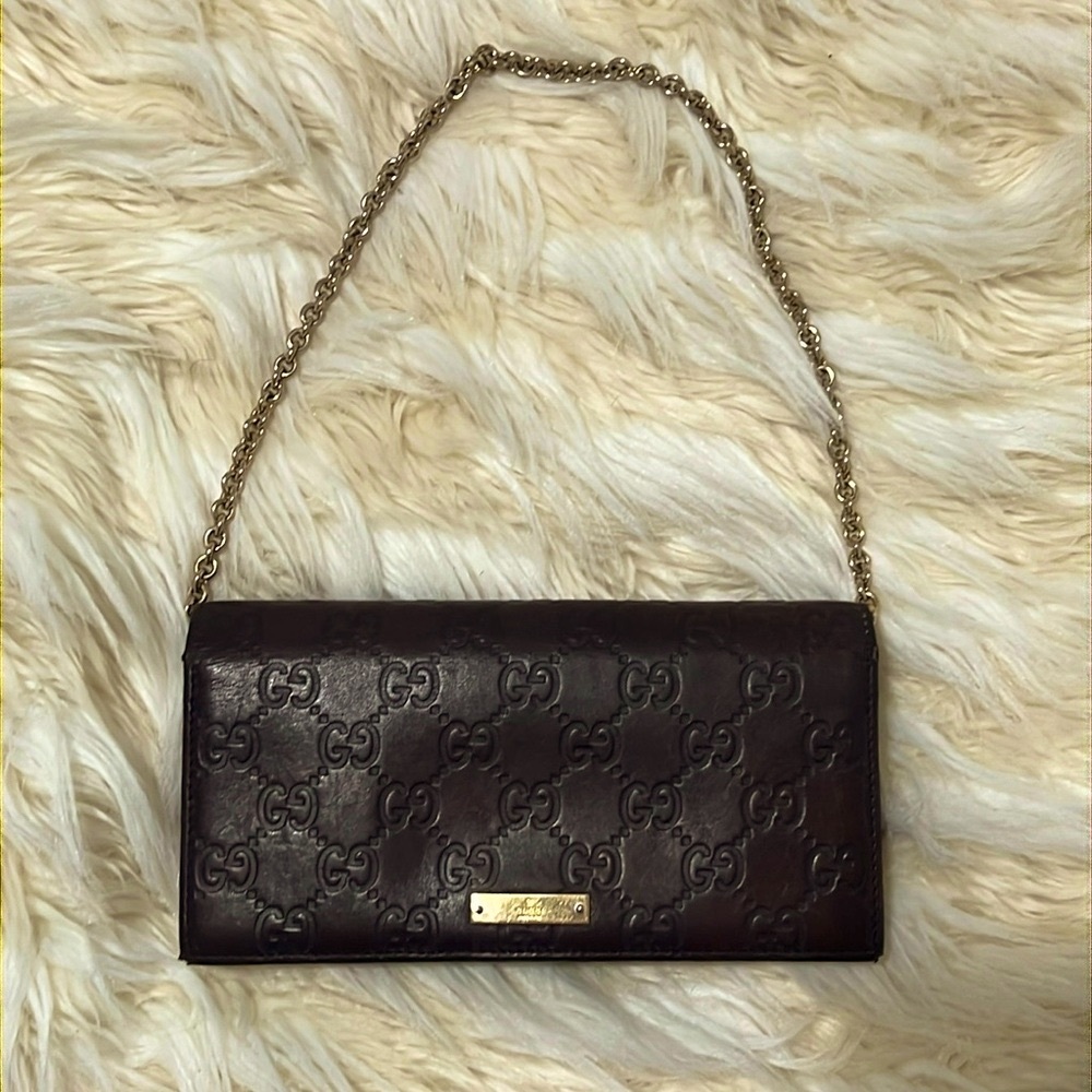 GUCCI GUCCISSIMA WALLET ON CHAIN